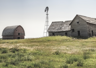 Abandoned Farm Near Vulcan, Alberta